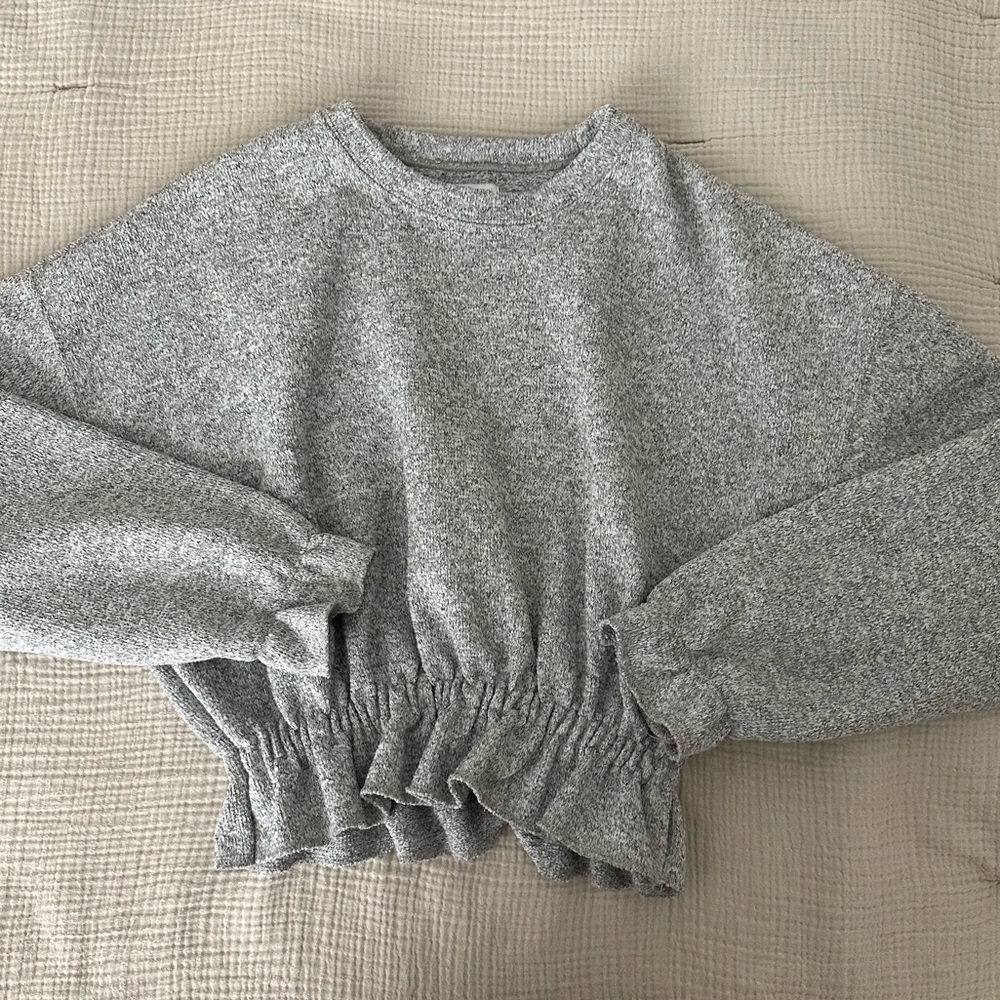Pull over crewneck